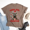 Simply Sage Market Women's Feral Girl Christmas Short Sleeve Garment Dyed Tee - 3 of 4