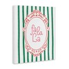 Stupell Industries Fa La Ornate Border Canvas Art - 2 of 4