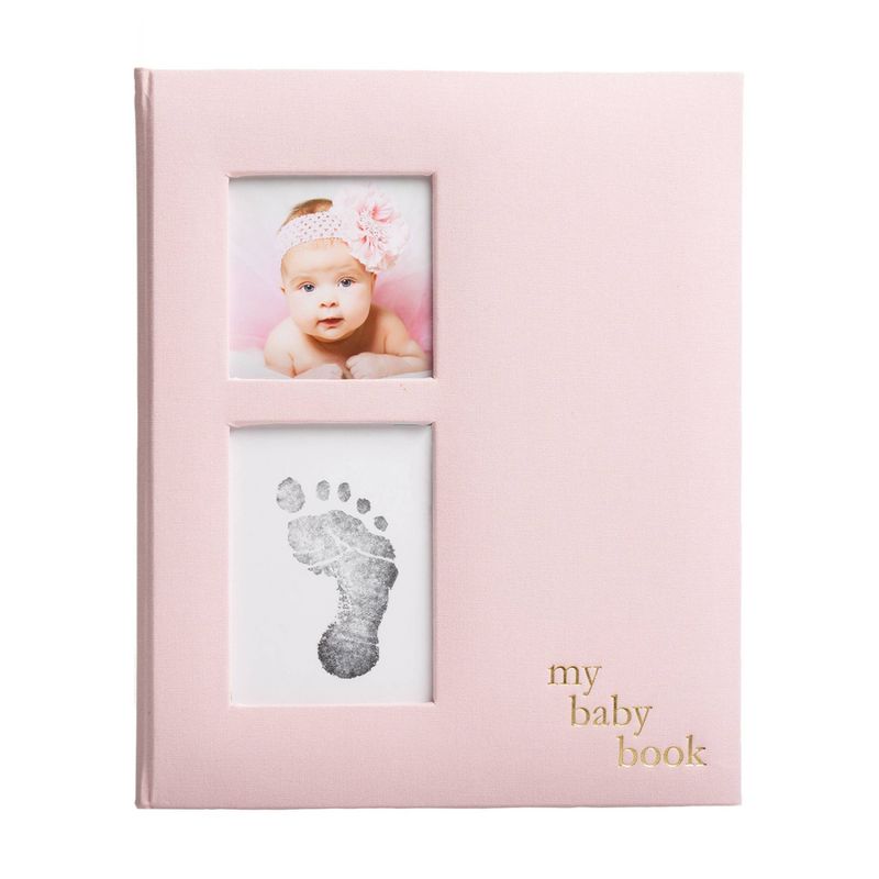 Pearhead Linen Baby Memory Book, 1 of 12
