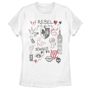 Women's Cruella Rebel Icons T-Shirt - 1 of 4