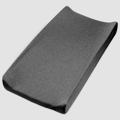 Honest Baby Organic Cotton Changing Pad Cover - Charcoal Gray