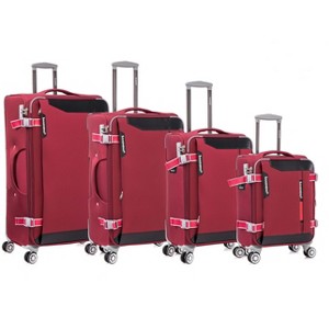 Kumasinova Softside Luggage Set,4 Pcs Expandable Polyester Suitcases,Lightweight Luggage Travel Set,Upright Spinner Luggage20/24/28/32" - 1 of 4