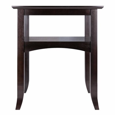 Camden Solid Wood Coffee Finish Transitional End Table