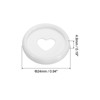 Unique Bargains Plastic DIY Notebook Planner Heart Book Binding Discs 22 Pcs - 2 of 4