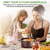 NutriChef 14-Piece Non-Stick Kitchen Cookware Set - Sauce Pots, Fry Pans, Dutch Oven & Kitchen Tools, Red (PFOA Free) - 2 of 4