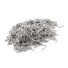Unique Bargains Dog Key Metal Tag Beaded Ball Chain Keychain 3.7 Inches Length Silver Tone 100 Pcs - 3 of 4