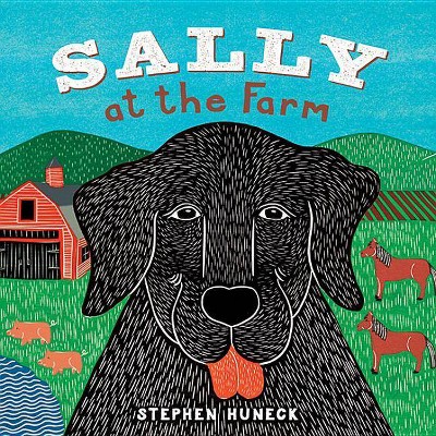 Sally at the Farm - (Sally Board Books) by  Stephen Huneck (Board Book)