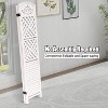 Room Divider with 3-Tier Shelves, 4-Panel Folding Privacy Screen for Bedroom Living Room - Storage Organizer for Small Spaces, Apartment Office - 4 of 4