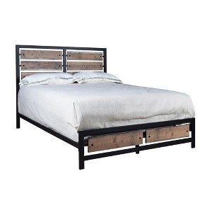 New Classic Furniture, Elk River, Platform Bed, Brown - 1 of 4