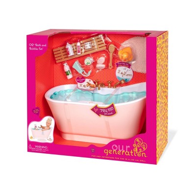our generation deluxe bath & bubbles tub set with sounds