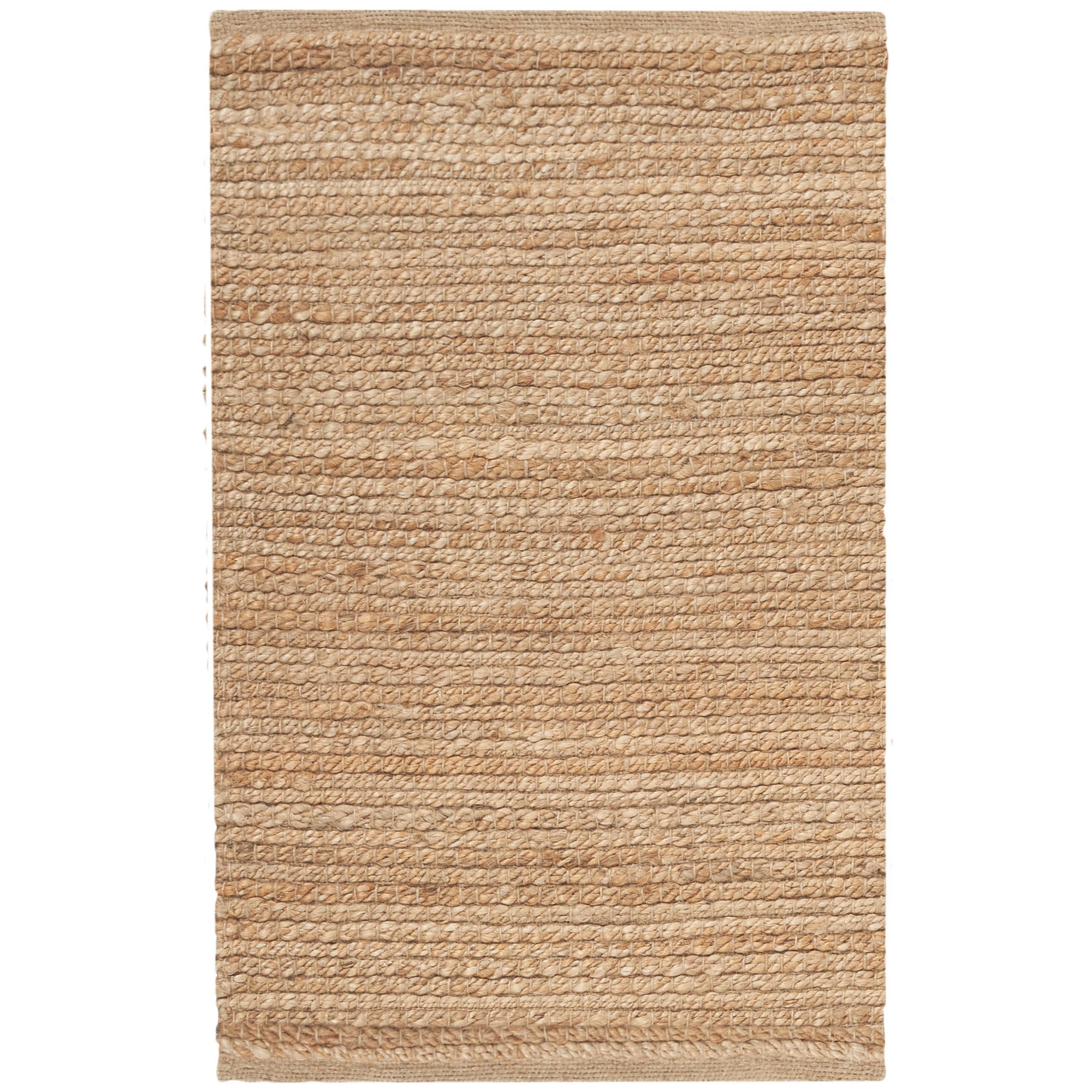 Nourison Hand Woven Natural Jute Indoor Area Rug Natural 2' x 3'