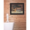 Hot Bath By Pam Britton, Printed Wall Art, Ready To Hang Framed Poster, Black Frame - 2 of 4