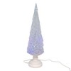 Kurt Adler 17.25-Inch Battery Operated USB LED Lighted Christmas Tree Lantern with Spinning Glitter Water - 2 of 4