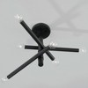 Capital Lighting Zane 6 - Light Semi-Flush Mount in  Matte Black - 2 of 3