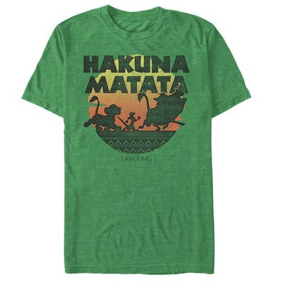 Men's Lion King Hakuna Matata Sunset Circle T-Shirt
