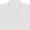 Black Bow Jewelry 1.2mm 10k Yellow Gold Parisian Wheat Chain Necklace - 2 of 4