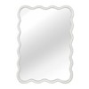 Racxily 30x40 Inch Wavy Rectangle Mirror, Solid Wood Frame Decorative Wall Mirror for Living Room & Bedroom - 2 of 4