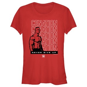 Juniors Womens WWE John Cena Cenation T-Shirt - 1 of 4
