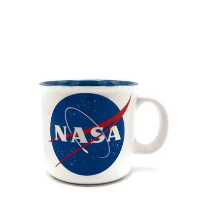 NASA 20oz Ceramic Camper Mug - Silver Buffalo