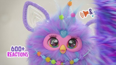 Furby Purple, 15 Fashion Accessories, Interactive Plush Toys for 6