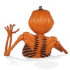 BOO BOX 48" Groundbreaking Pumpkin Skeleton, Orange - Creepy Outdoor Halloween Decorations for Yard - 4 of 4