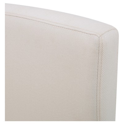 Elegant Brown Leather Counter Stool Set with Rubberwood Legs