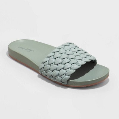 Women's Polly Woven Slide Sandals - Universal Thread™