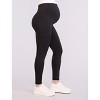 Women's Over the Belly Side Pocket Active Maternity Leggings | Motherhood Maternity - 3 of 4