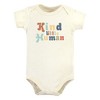 Hudson Baby Cotton Bodysuits, Kind Human - 3 of 4