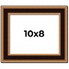 PosterPalooza | Photo Size Weathered Gold Picture Frame - UV Acrylic, Foam Board Backing, Hanging Hardware - 2 of 4