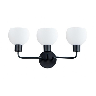 Maxim Lighting Coraline 3 - Light Vanity in  Black