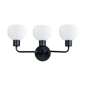Maxim Lighting Coraline 3 - Light Vanity in  Black - 1 of 4