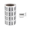 Unique Bargains Office Warehouse Self-Adhesive Consecutive Number Sticker Labels - 2 of 4