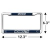 Monmouth University Hawks Logo Full Size Standard License Plate Metal Frame - 4 of 4