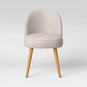 Stene Round Upholstered Dining Chair Textured Woven Project 62 Target