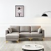 92.9" Modern Leisure L Shape Sofa For Living Room - ModernLuxe - 2 of 4