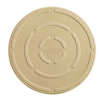 Old Stone 14-Inch Round Beige Cordierite Pizza Stone