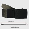 Anna-Kaci Women's Striped Nylon Belt with Textured Buckle - 4 of 4