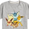 Boys' - Pokémon - Eevee Vaporeon Jolteon Flareon Eeveelutions Short Sleeve Graphic T-Shirt - 2 of 4