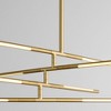 Oxygen Lighting Palillos 8 - Light Pendant in  Aged Brass - 2 of 3