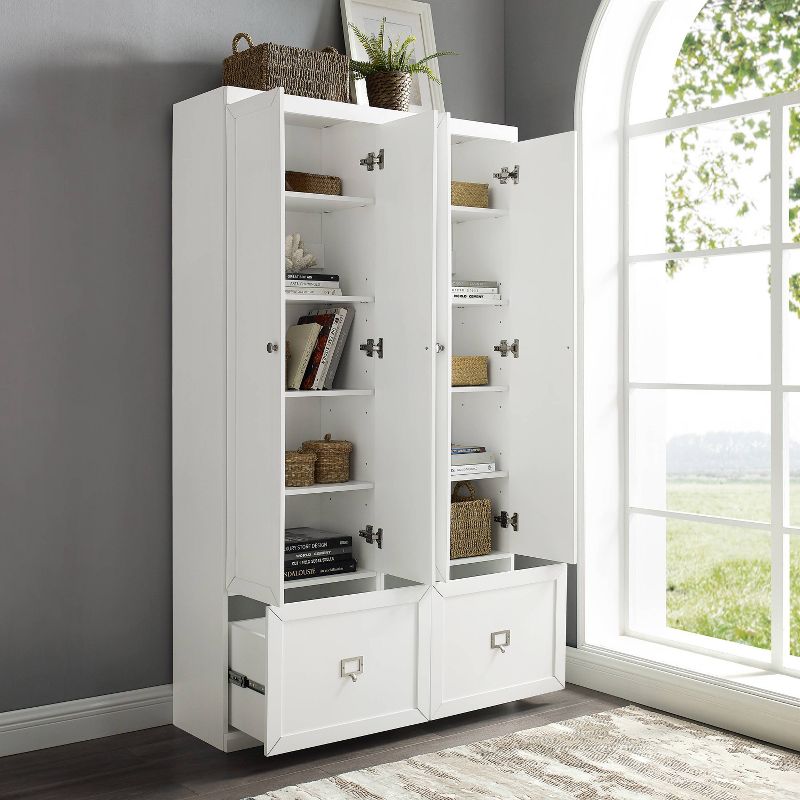 2pc Harper Entryway Pantry Closets White - Crosley, 4 of 14