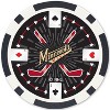 MasterPieces Casino Style 100 Piece Poker Chip Set - NHL Minnesota Wild - 4 of 4