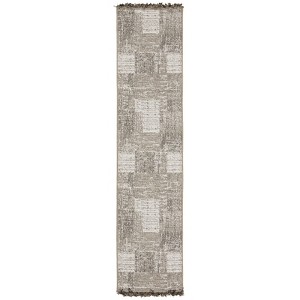 Oriental Weavers Gillian 081V4 Beige/ Black Indoor/Outdoor Area Rug - 1'10" x 7'6" - 1 of 4