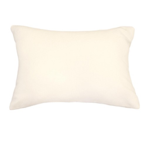 1pc Plain Plush Soft Cushion Pillow, Soft White Decorative Pillow For  Household