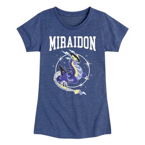 Girls' - Pokémon - Miraidon Collegiate Fitted Short Sleeve Graphic T-Shirt - 1 of 4
