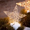 19.75"H and 16"H Sullivans Lighted Outdoor Gold Stars - Set of 2  Gold - 3 of 4