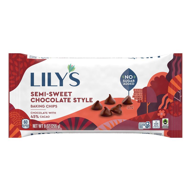 Lily's Semi-Sweet Chocolate Baking Chips -9oz, 1 of 5