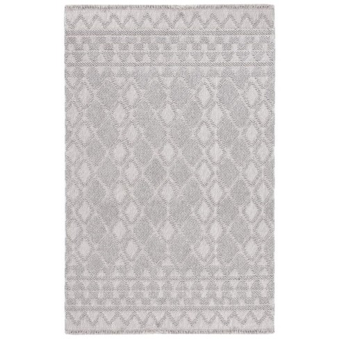 Non-slip Nsd420 Power Loomed Area Rug - Grey - 9'x12' - Safavieh