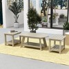 WestinTrends 3-Piece Outdoor Adirondack Coffee Table and Side Table Set - 2 of 4