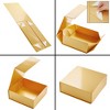Stockroom Plus 6 Pack Proposal Boxes with Lid for Groomsmen, Bridesmaid, 9.5 x 9.5 x 3.5 Inch Glossy Gold Magnetic Gift Box - 4 of 4